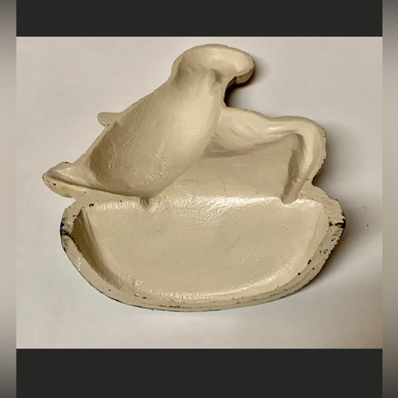 Vintage Early Mid 20th Century Cast Iron Goose Geese Doorstop Bookend - Picture 10 of 10